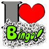 Bingo Heart Neon Illustration