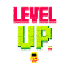 Level Up Pixelheld Retro