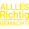 Everything done right text in yellow