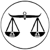 Libra Star Sign (Black)