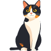 Calico Katze Farbmuster