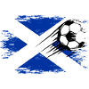 Schottland Flagge Fußball used
