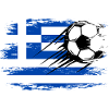 Greece flag football used