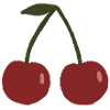 Twin Cherry Sketch Tee