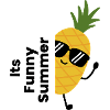 Pineapple with sunglasses