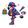 Flamingo Streetwear Neon