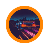 Nuits néon : Course automobile