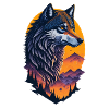Wolf in the Mountains