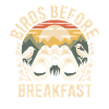 Birds Before Breakfast Retro Logo