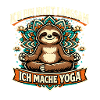 Ich mache Yoga Faultier 