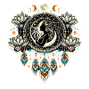 Moon Goddess Mandala Dream Catcher