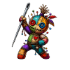 Patchwork Needle Puppet