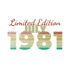 45th Anniversary Limited Edition (SCR) 07/1981