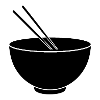 Bowl with Chopsticks