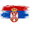 Drapeau serbe utilisé