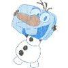 Frozen Olaf Mit Großem Eiswürfel