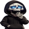 Skeleton yawn