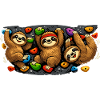 Three Sloths Bouldering Comic