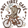 Coffee First on Bike