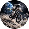 Lunar Bike Astronaut