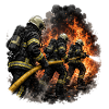 Löschangriff im Flammenmeer