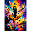 Dreams hand in rainbow reality