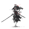 Skelett-Samurai – Japanischer Untoter Krieger