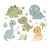 Cute Dinosaur Kids Design