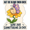 Hat die Blume einen Knick...