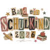 Schulkind 2026 Collage Tshirt