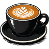 Kaffeeherz Latte Kunst
