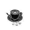 Espresso Latte Art Herz Barista