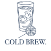 Cold Brew Kaffee Zitrone Eiswürfel