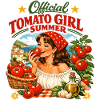 Official Tomato Girl Summer Retro Design