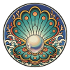 Seashell Bead Ocean Mold Retro Tattoo