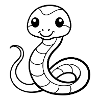 Petit serpent mignon