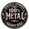 100% Metal Hero Patch