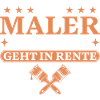 Maler im Ruhestand Handwerker Abschiedsgeschenk