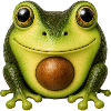 Avocado Frosch | Niedliches Tiermotiv