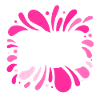 Free White Text on Rose Splash