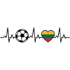 Lithuania Football Heartbeat Lithuania