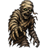 Mummy in bandage look