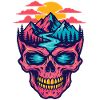 Skull Mountain Landscape