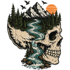 Skull Mountain Landschaft