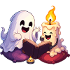 Cuddly Ghost Time Reading