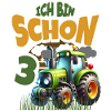 3rd Birthday Tractor Gift