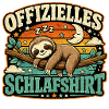 Schlafshirt Faultier Mondnacht