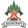 Bushcraft Campfire with Axe & Pine