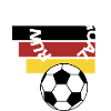 Deutscher Fußball-Laufkick-Tor