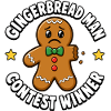 Gingerbread Man Contest Winner, Funny B
